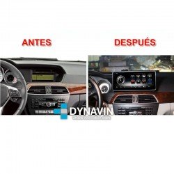 MERCEDES CLASE C W204 (+06/2011) - ANDROID 10,25"