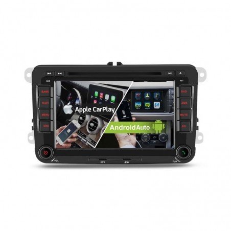 VOLKSWAGEN / SEAT / SKODA LCD 8" - CAR PLAY y ANDROID AUTO