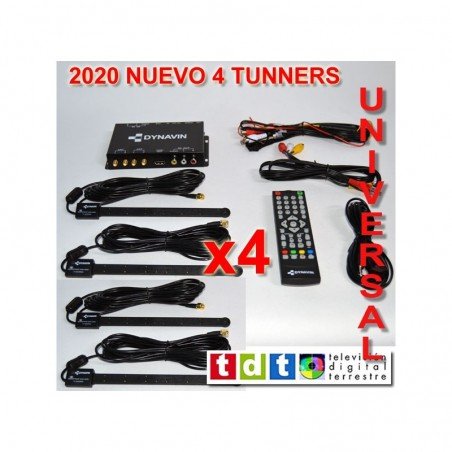 DYNAVIN-TDT UNIVERSAL MPG2 / MPG4 - CÚADRUPLE DIVERSIDAD Y ANTENAS DE ALTA VELOCIDAD