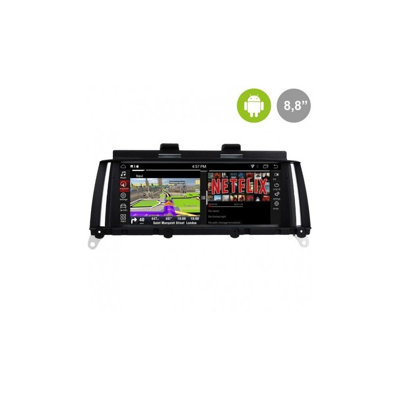 Pantalla Android 10´8" para BMW X3 F25 (+2010) CIC